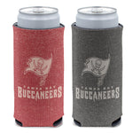 Tampa Bay Buccaneers COLORED HEATHER 12 oz Slim Can Cooler