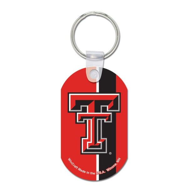 Wholesale-Texas Tech Red Raiders Metal Key Ring - Aluminum