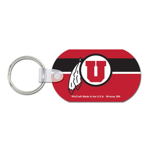 Wholesale-Utah Utes Metal Key Ring - Aluminum