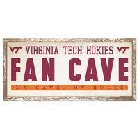 Wholesale-Virginia Tech Hokies Wood Sign 8" x 17"