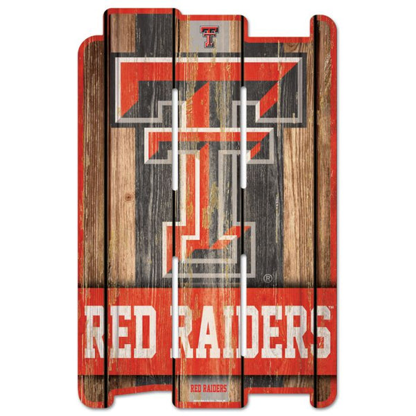 Wholesale-Texas Tech Red Raiders Wood Fence Sign