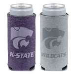 Kansas State Wildcats COLOR HEATHERED 12 oz Slim Can Cooler