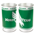 Wholesale-North Texas Mean Green Wastebasket - tapered 15"H