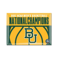 Wholesale-NCAA Div I Basketball Champ Baylor Bears Mens Final Four Champion Bayl Metal Magnet 2.5" x 3.5"