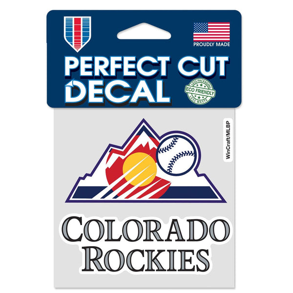 Colorado Rockies Perfect Cut Color Decal 4" x 4"