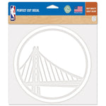 Golden State Warriors Perfect Cut Decals 8" x 8"