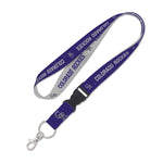 Colorado Rockies heather Lanyard w/detachable buckle 1"