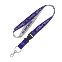 Colorado Rockies heather Lanyard w/detachable buckle 1"