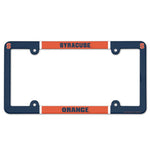 Wholesale-Syracuse Orange Lic Plate Frame Full Color