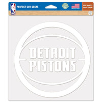 Detroit Pistons Perfect Cut Decals 8" x 8"