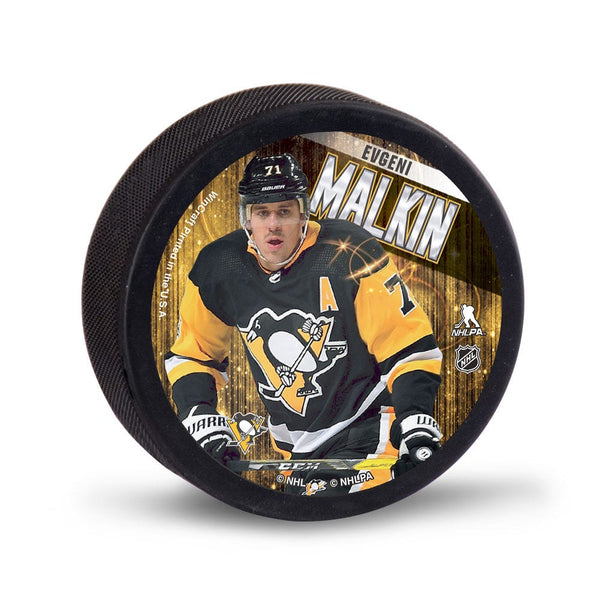 Pittsburgh Penguins Hockey Puck Packaged Evgeni Malkin
