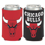 Chicago Bulls TWO COLOR Can Cooler 12 oz.