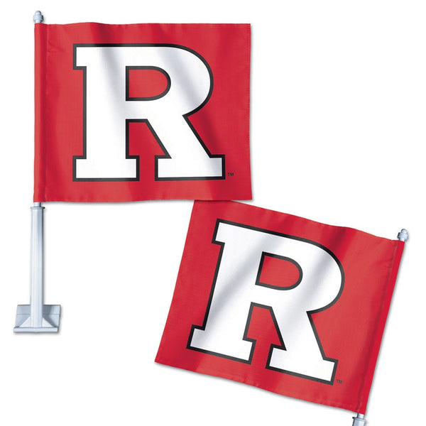 Rutgers Scarlet Knights Car Flag 11.75" x 14"