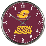 Wholesale-Central Michigan Chippewas Chrome Clock