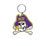 Wholesale-East Carolina Pirates Flex Key Ring