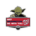 Washington Nationals / Star Wars Yoda Collector Pin Jewelry Card