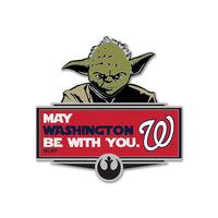 Washington Nationals / Star Wars Yoda Collector Pin Jewelry Card