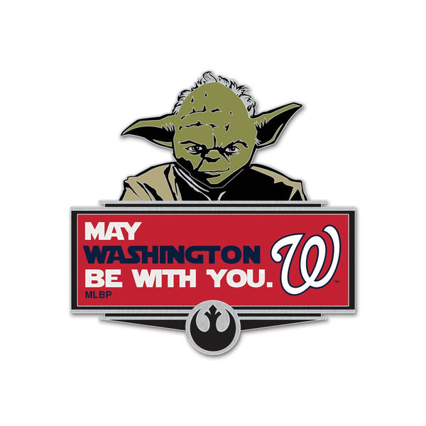 Washington Nationals / Star Wars Yoda Collector Pin Jewelry Card