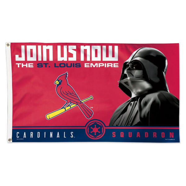 St. Louis Cardinals / Star Wars Vader Flag - Deluxe 3' X 5'
