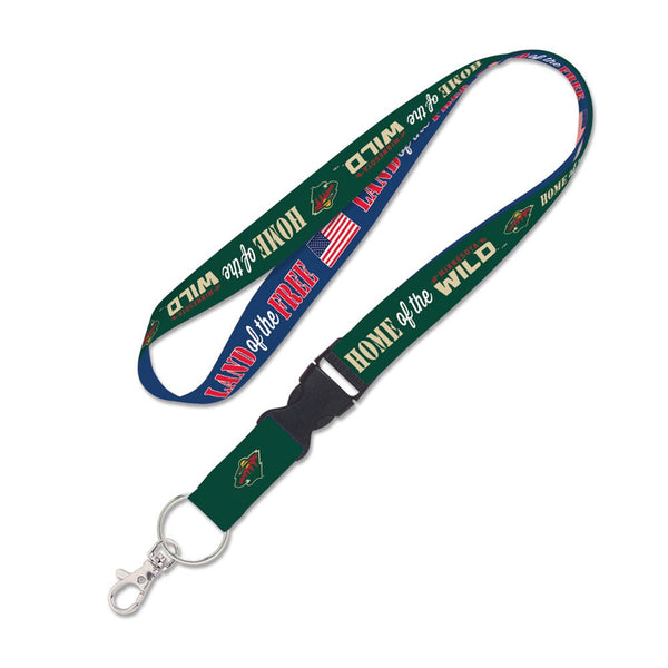 Minnesota Wild Lanyard w/detachable buckle 1"