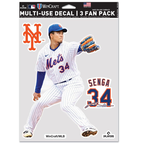 New York Mets PLAYERS CHOICE DIAMOND CLUB(R) Multi Use 3 Fan Pack Kodai Senga