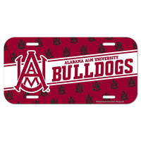 Alabama A&M Bulldogs License Plate