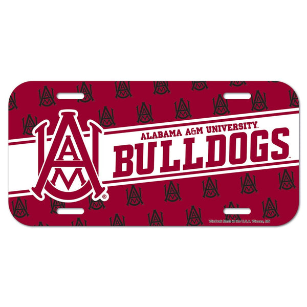 Alabama A&M Bulldogs License Plate