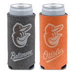 Baltimore Orioles colored heather 12 oz Slim Can Cooler