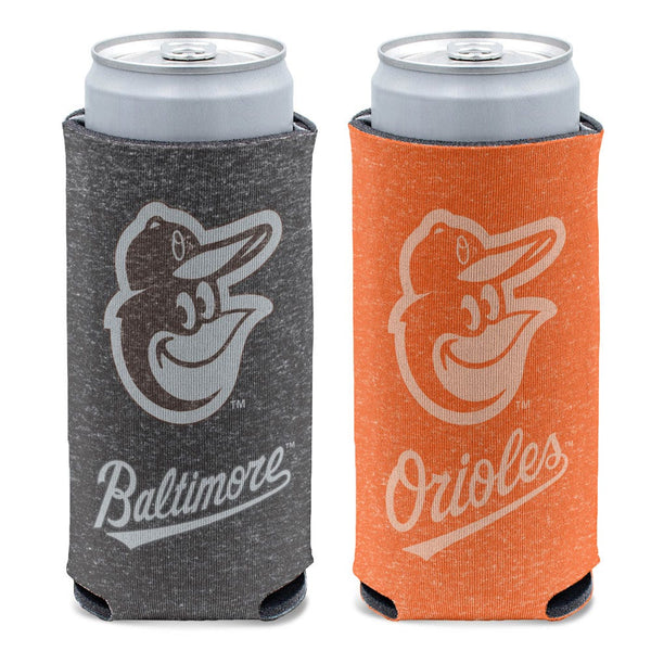 Baltimore Orioles colored heather 12 oz Slim Can Cooler