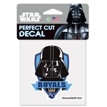 Kansas City Royals / Star Wars Darth Vader Perfect Cut Color Decal 4" x 4"