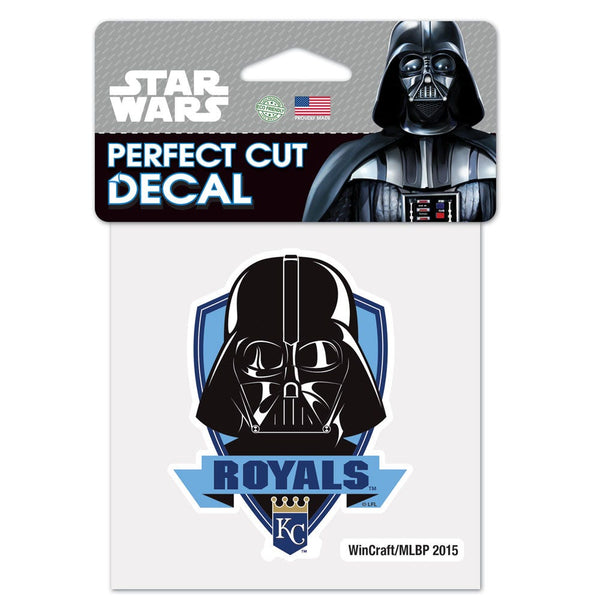 Kansas City Royals / Star Wars Darth Vader Perfect Cut Color Decal 4" x 4"
