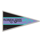 Wholesale-Florida State Seminoles /College Vault Pennant Florida State Beach Clu Collector Pin Jewelry Card