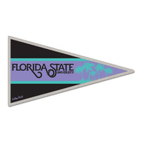 Wholesale-Florida State Seminoles /College Vault Pennant Florida State Beach Clu Collector Pin Jewelry Card