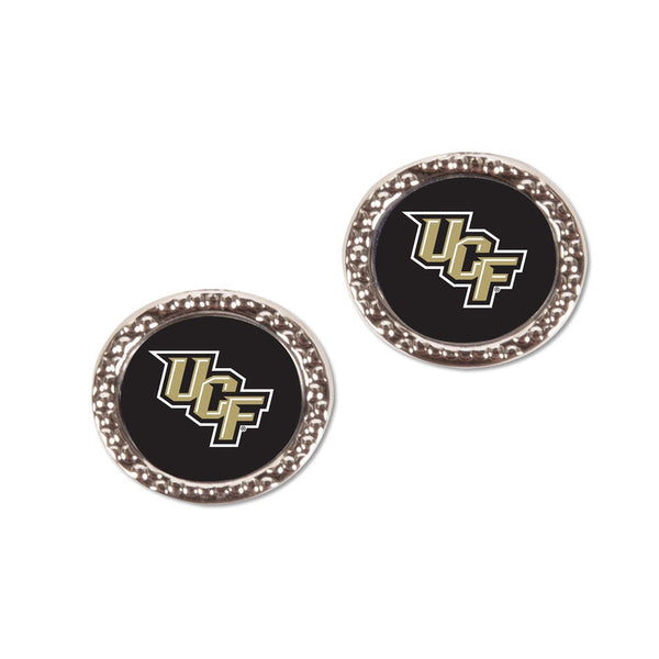 UCF Knights Earrings Jewelry Carded Round