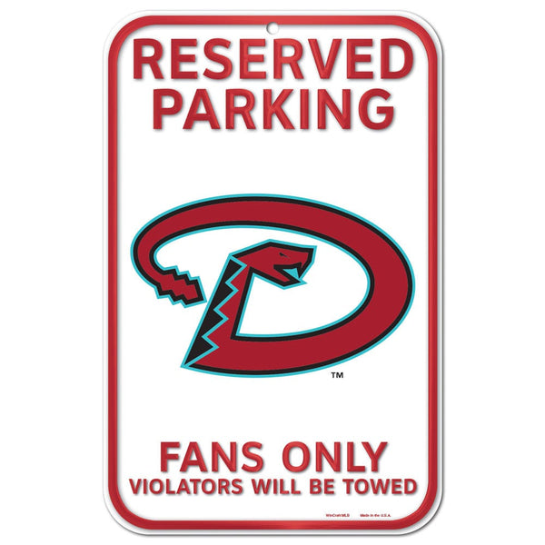 Arizona Diamondbacks Plastic Sign 11" x 17"