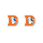 Denver Broncos Earrings Jewelry Card