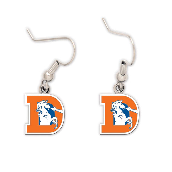 Denver Broncos Earrings Jewelry Card