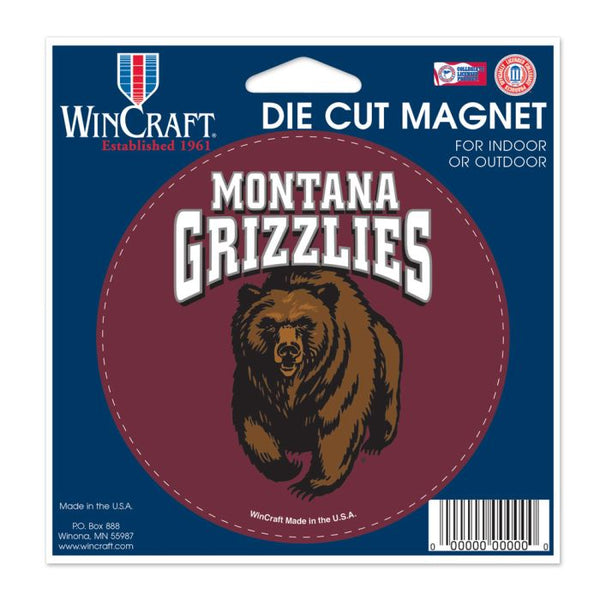 Wholesale-Montana Grizzlies Die Cut Magnet 4.5" x 6"