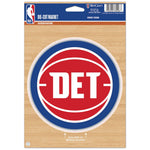 Detroit Pistons Die Cut Logo Magnet 6.25" x 9"