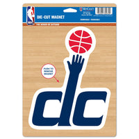 Washington Wizards Die Cut Logo Magnet 6.25" x 9"