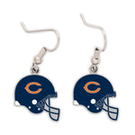 Chicago Bears Earrings Jewelry Card