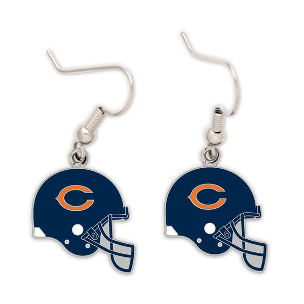Chicago Bears Earrings Jewelry Card