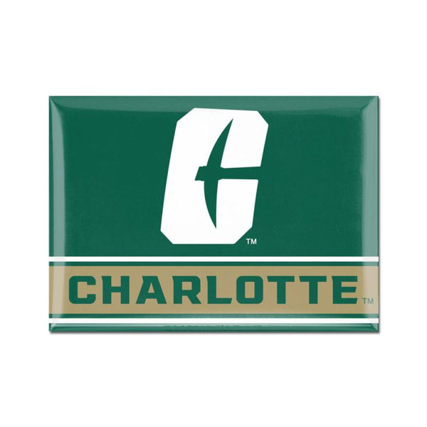 Wholesale-Charlotte Forty-Niners Metal Magnet 2.5" x 3.5"