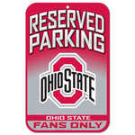 Wholesale-Ohio State Buckeyes Reserved Parking Plastic Sign 11" x 17"