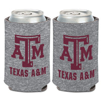 Texas A&M Aggies GRAY HEATHERED Can Cooler 12 oz.