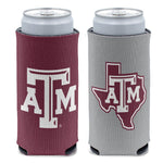 Texas A&M Aggies 12 oz Slim Can Cooler