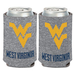 West Virginia Mountaineers GRAY HEATHERED Can Cooler 12 oz.