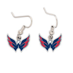 Washington Capitals Earrings Jewelry Card