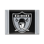 Las Vegas Raiders / Classic Logo RETRO Metal Magnet 2.5" x 3.5"