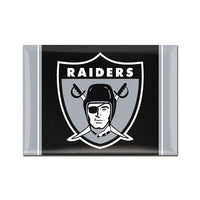 Las Vegas Raiders / Classic Logo RETRO Metal Magnet 2.5" x 3.5"